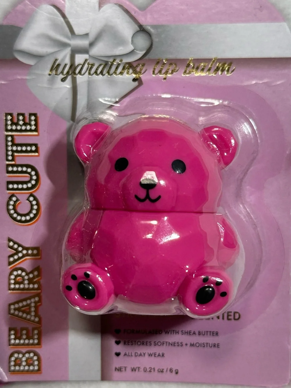 🧸 Beary Cute Hydrating Teddy Bear Lip Balm 2pc Set 🧸